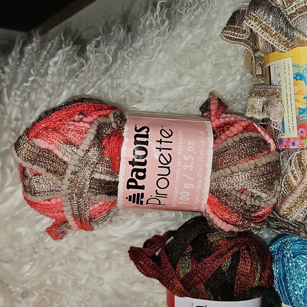 Starbella Lace And others ** Yarn/Lace Lot Of 6 - Picture 3 of 10